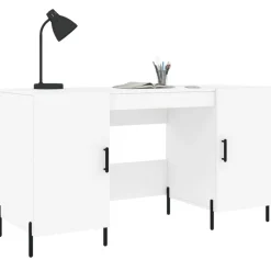 Meubles De Bureau-vidaXL Bureau 140x50x75 cm bois d'ingénierie Blanc