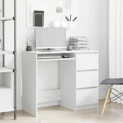 vidaXL Bureau 90x45x76 cm Bois d’ingénierie