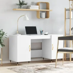 Meubles De Bureau-vidaXL Bureau 140x50x75 cm bois d'ingénierie Blanc