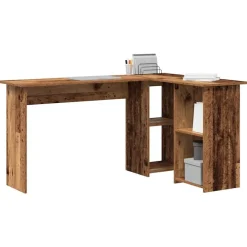 vidaXL Bureau 142 x 102 x 73 cm Bois d'ingénierie