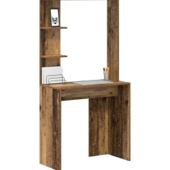 Meubles De Bureau-vidaXL Bureau 78,5 x 37 x 154,5 cm Bois d'ingénierie Bois ancien