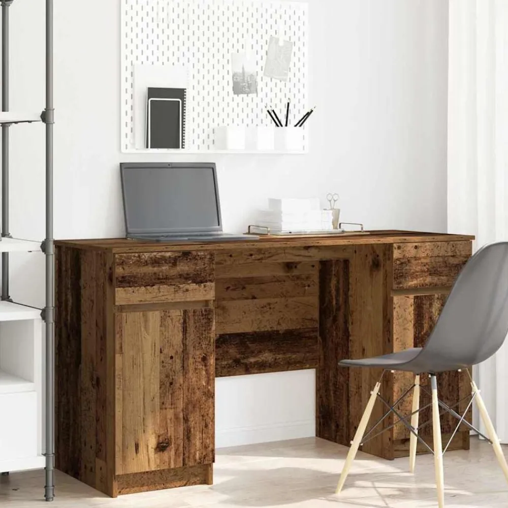 vidaXL Bureau 140 x 49 x 76 cm Bois d'ingénierie