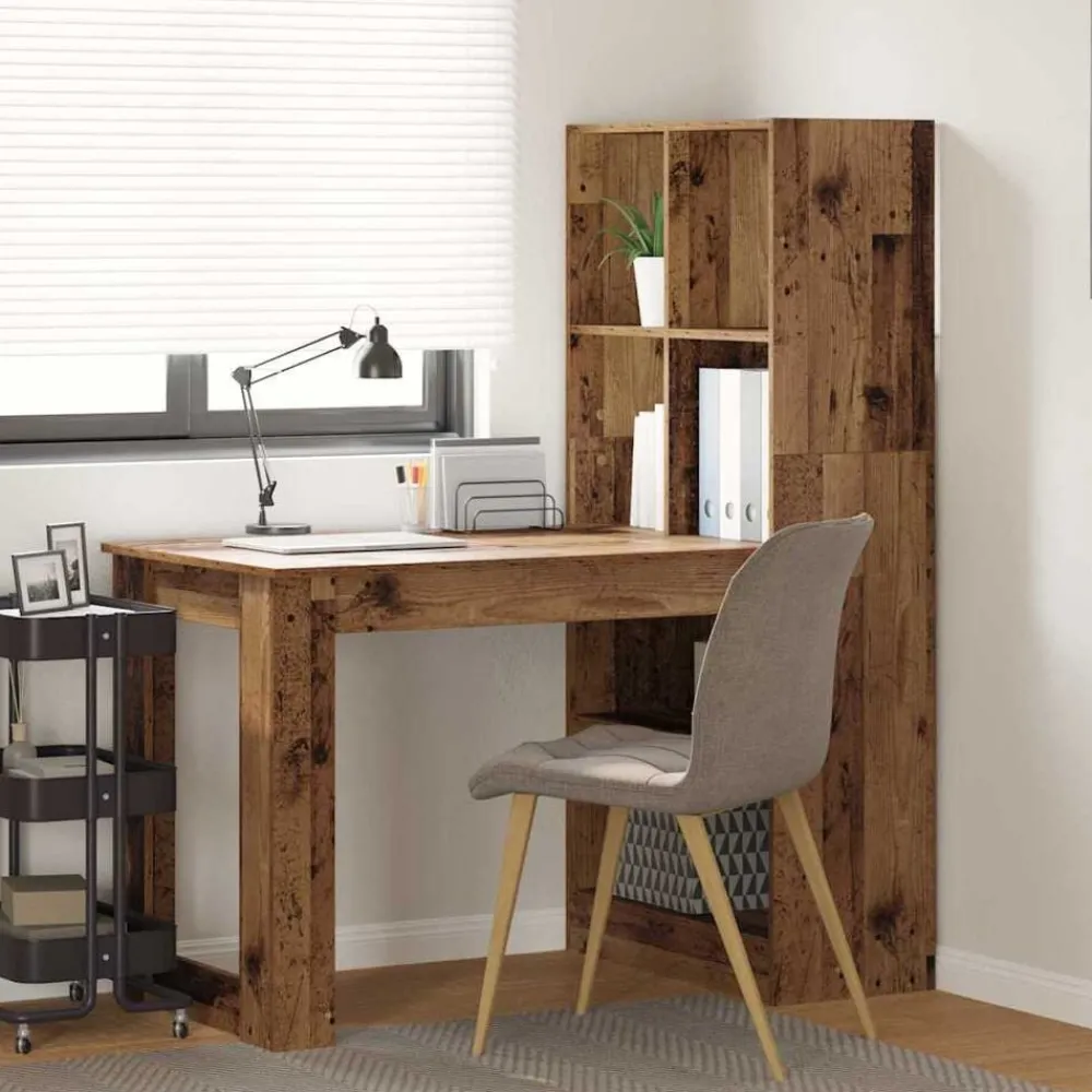 vidaXL Bureau 122 x 67 x 145 cm Bois d'ingénierie