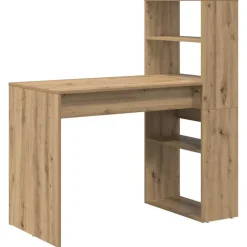 vidaXL Bureau Chêne artisanal 113 x 54 x 120 cm Bois d'ingénierie