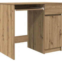 Meubles De Bureau-vidaXL Bureau chêne artisanal 86x49x76 cm bois d'ingénierie ch&ecirc;ne artisanal