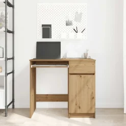 Meubles De Bureau-vidaXL Bureau chêne artisanal 86x49x76 cm bois d'ingénierie ch&ecirc;ne artisanal