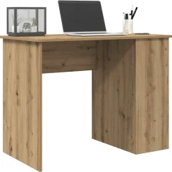 vidaXL Bureau chêne artisanal 100x55x75 cm bois d'ingénierie