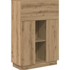 vidaXL Bureau Chêne artisanal 71.5 x 31.5 x 106.5 cm Bois d'ingénierie