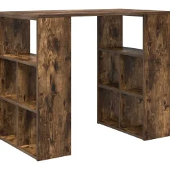 Meubles De Bureau-vidaXL Bureau Chêne fumé 90 x 50 x 75 cm Bois d'ingénierie Chêne fumé