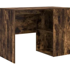 vidaXL Bureau Chêne fumé 102 x 50 x 75 cm Bois d'ingénierie