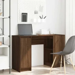 Meubles De Bureau-vidaXL Bureau chêne marron 120x42x76 cm bois d'ingénierie Ch&ecirc;ne marron