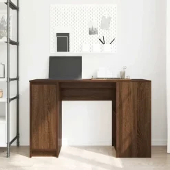 Meubles De Bureau-vidaXL Bureau chêne marron 120x42x76 cm bois d'ingénierie Ch&ecirc;ne marron