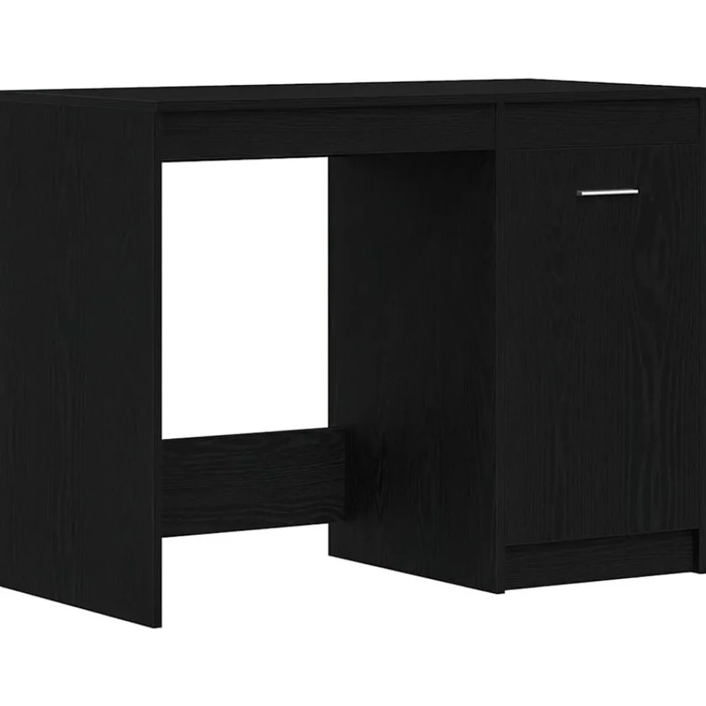 vidaXL Bureau Chêne noir 100 x 50 x 76 cm Bois d'ingénierie