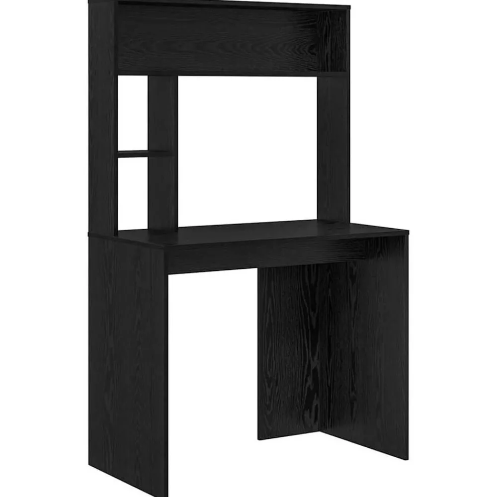 vidaXL Bureau Chêne noir 91 x 50 x 149 cm Bois d'ingénierie