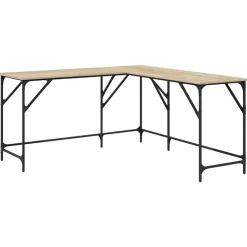 Meubles De Bureau-vidaXL Bureau chêne sonoma 149x149x75 cm bois d'ingénierie Ch&ecirc;ne sonoma