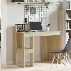 Meubles De Bureau-vidaXL Bureau chêne sonoma 103,5x56,5x94 cm bois d'ingénierie Ch&ecirc;ne sonoma