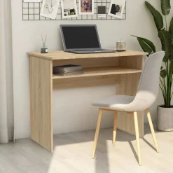 vidaXL Bureau Chêne sonoma 90x50x74 cm Bois d'ingénierie
