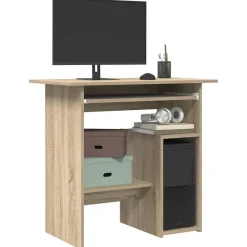 Meubles De Bureau-vidaXL Bureau Chêne sonoma 80x45x74 cm Bois d’ingénierie Ch&ecirc;ne sonoma