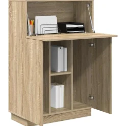 Meubles De Bureau-vidaXL Bureau Chêne Sonoma 71.5 x 31.5 x 106.5 cm Bois d'ingénierie Ch&ecirc;ne sonoma