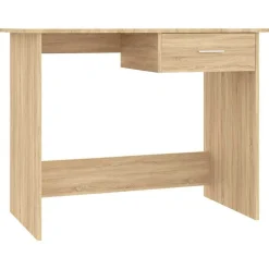 Meubles De Bureau-vidaXL Bureau Chêne sonoma 100x50x76 cm Bois d’ingénierie Ch&ecirc;ne sonoma