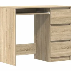 Meubles De Bureau-vidaXL Bureau Chêne sonoma 90x45x76 cm Bois d’ingénierie Ch&ecirc;ne sonoma