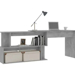 vidaXL Bureau d'angle 200x50x76 cm Bois d’ingénierie