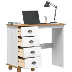 vidaXL Bureau d'écriture avec tiroir ASKIM 95 x 40 x 75 cm