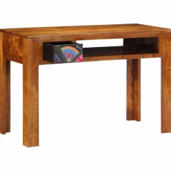 Meubles De Bureau-vidaXL Bureau d'écriture avec tiroir Marron 110 x 50 x 73 cm