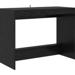vidaXL Bureau de lit Chêne noir 100 x 45 x 75 cm Bois d'ingénierie