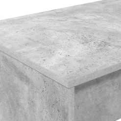 Meubles De Bureau-vidaXL Bureau de lit 100 x 45 x 75 cm Bois d'ingénierie Gris béton