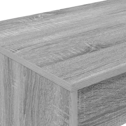 vidaXL Bureau de lit Gris Sonoma 100 x 45 x 75 cm Bois d'ingénierie