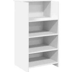 Meubles De Bureau-vidaXL Bureau de réception 55x50x103,5 cm Bois d'ingénierie Blanc