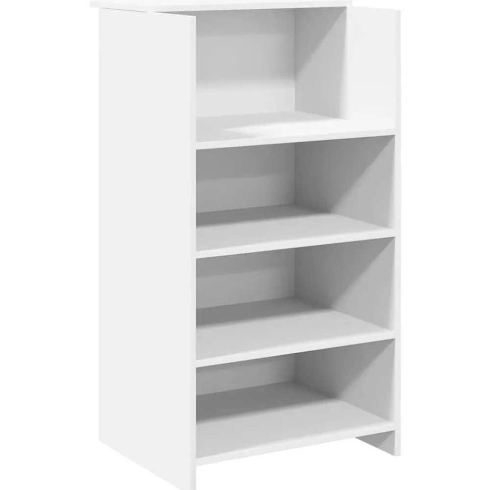 Meubles De Bureau-vidaXL Bureau de réception 55x50x103,5 cm Bois d'ingénierie Blanc