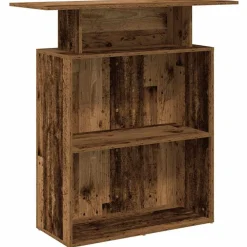 Meubles De Bureau-vidaXL Bureau de réception 100x40x104 cm bois d'ingénierie Vieux bois