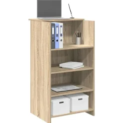 Meubles De Bureau-vidaXL Bureau de réception Chêne Sonoma 55x50x103,5 cm Bois d'ingénierie Ch&ecirc;ne sonoma