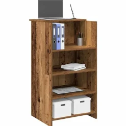 Meubles De Bureau-vidaXL Bureau de réception 55x50x103,5 cm bois d'ingénierie Vieux bois