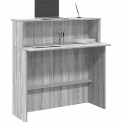 vidaXL Bureau de réception 100x50x103,5 cm bois ingénierie
