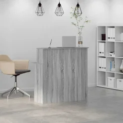 vidaXL Bureau de réception 100x50x103,5 cm bois ingénierie