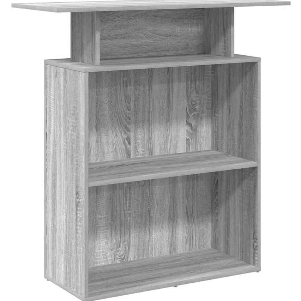 vidaXL Bureau de réception 100x40x104 cm bois ingénierie