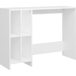 Meubles De Bureau-vidaXL Bureau d'ordinateur portable bois d'ingénierie Blanc