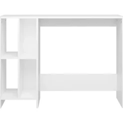 Meubles De Bureau-vidaXL Bureau d'ordinateur portable bois d'ingénierie Blanc