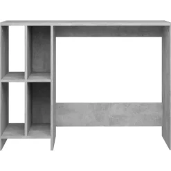 Meubles De Bureau-vidaXL Bureau d'ordinateur portable bois d'ingénierie Gris béton