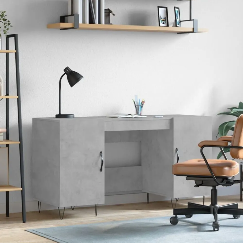 vidaXL Bureau 140x50x75 cm bois d'ingénierie