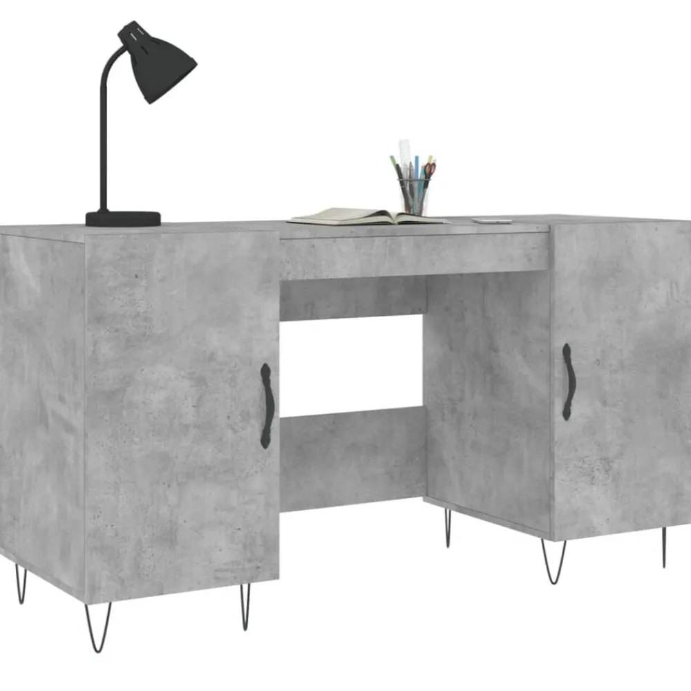 vidaXL Bureau 140x50x75 cm bois d'ingénierie