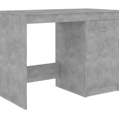 Meubles De Bureau-vidaXL Bureau 100x50x76 cm Bois d'ingénierie Gris béton