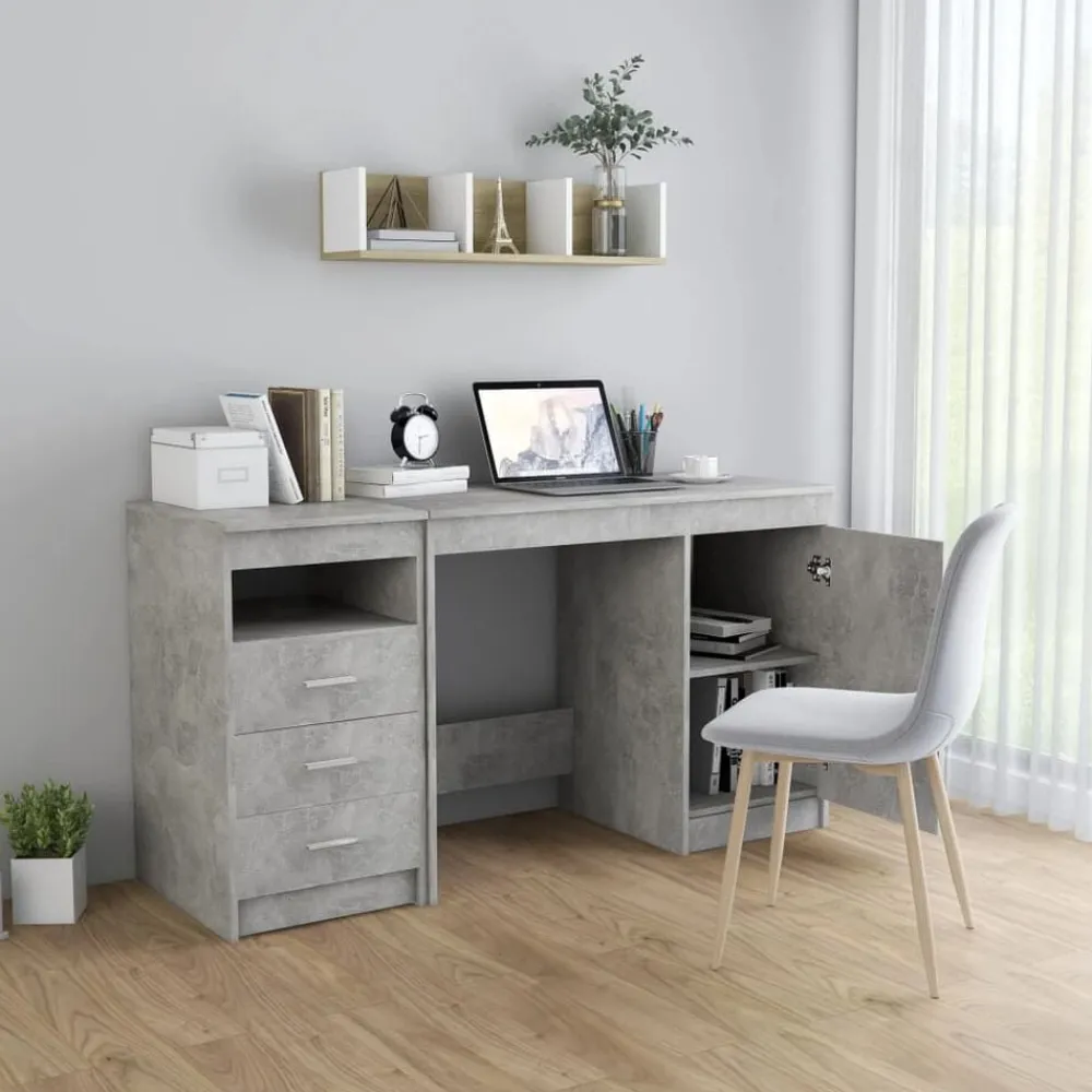 vidaXL Bureau 140x50x76 cm Bois d’ingénierie