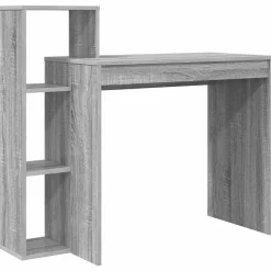vidaXL Bureau Gris Sonoma 100 x 40 x 90 cm Bois d'ingénierie