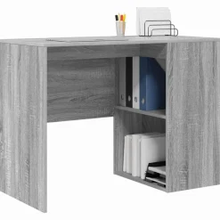 Meubles De Bureau-vidaXL Bureau Gris Sonoma 102 x 50 x 75 cm Bois d'ingénierie Sonoma gris