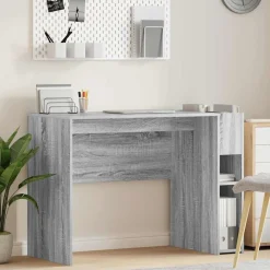 vidaXL Bureau Gris Sonoma 109 x 50 x 78 cm Bois d'ingénierie
