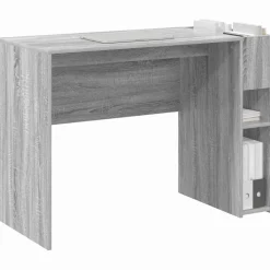vidaXL Bureau Gris Sonoma 109 x 50 x 78 cm Bois d'ingénierie